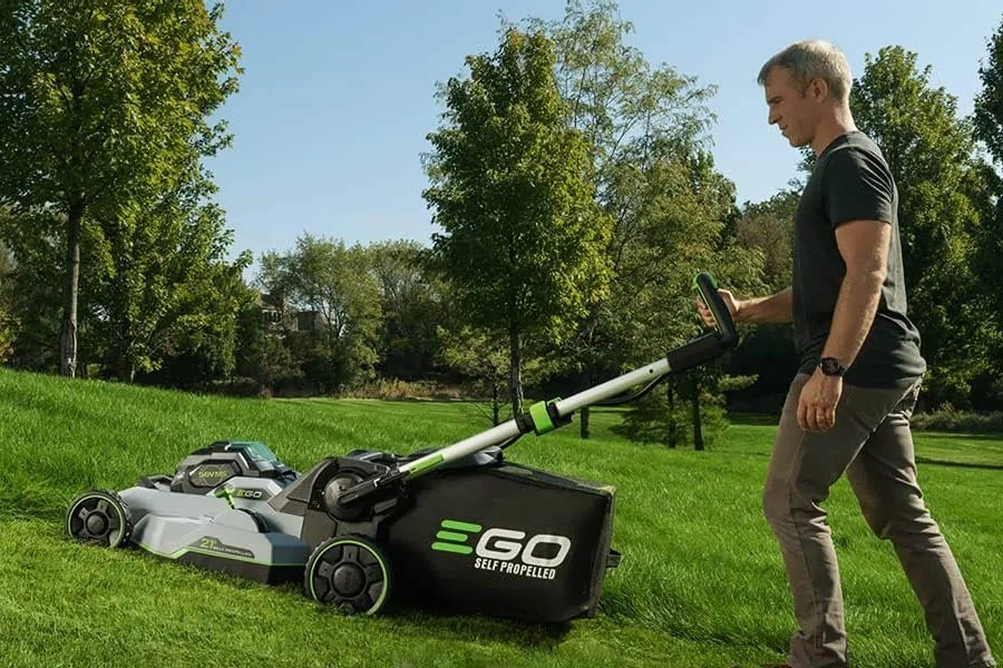 lightweight electric lawn mower